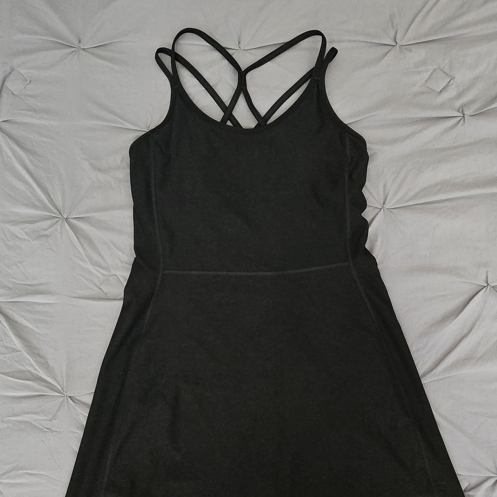 Old Navy Black One-Shoulder-Inspired Strappy Dress